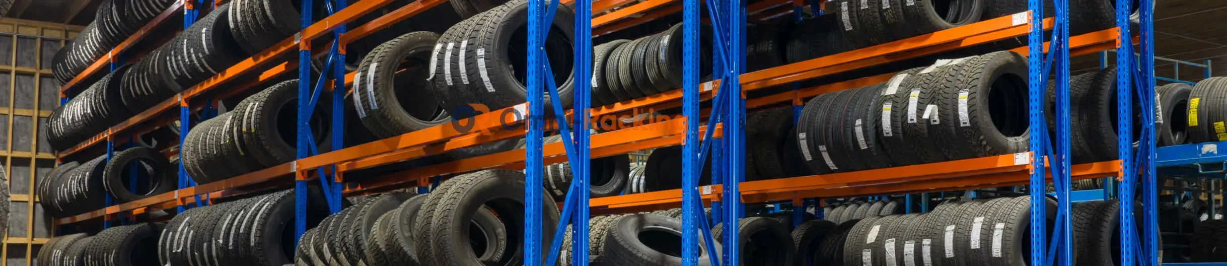 tire torage shelving for tire distributor with customized dimension